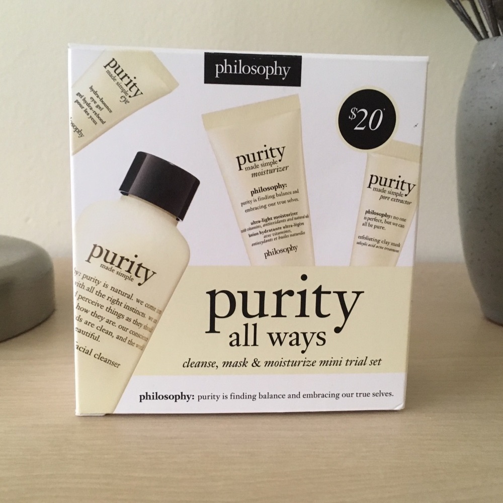Purity Trial Set by Philosophy